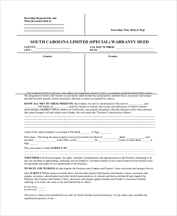 Limited Warranty Agreement Template