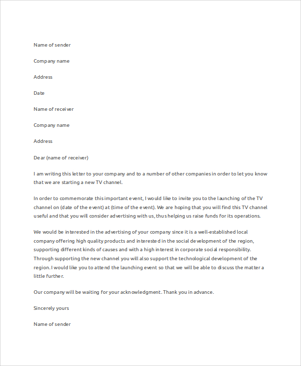business request letter