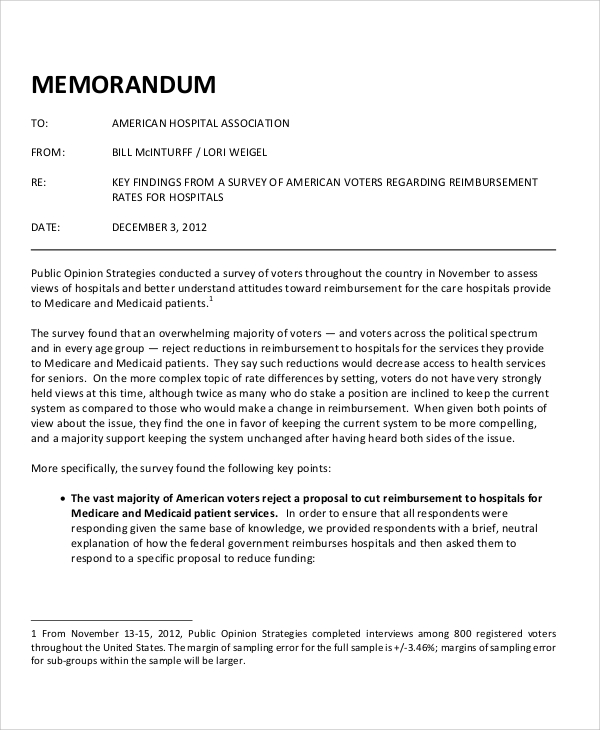 for memorandum record pdf Examples Memo    Sample PDF 31 in