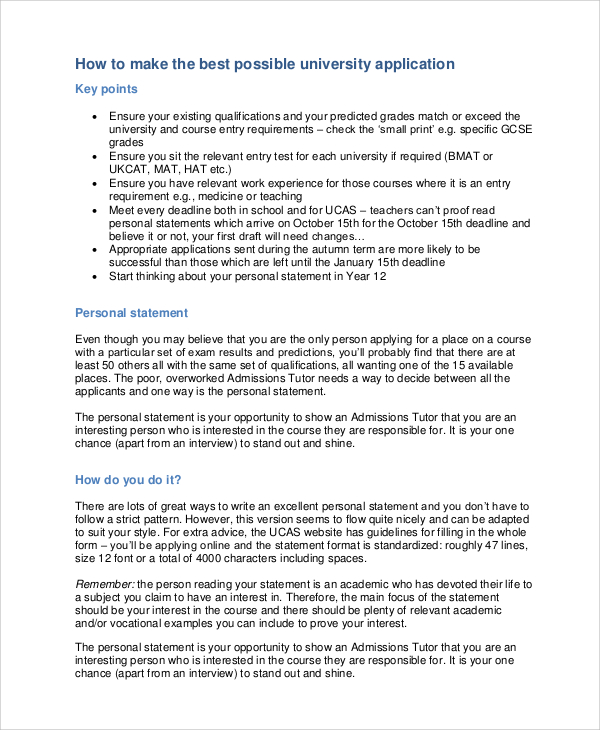 personal statement format1