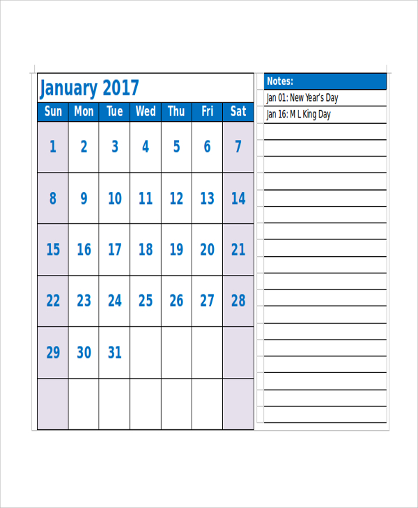 How To Print A Monthly Calendar In Word
