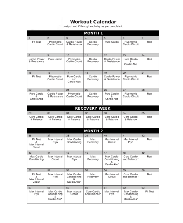 free 7 printable calendar samples in pdf ms word excel