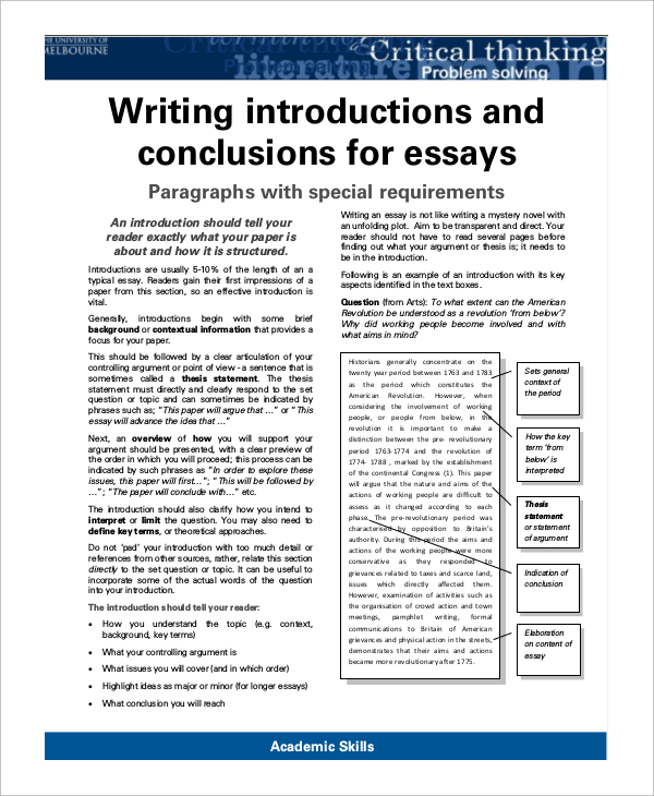 FREE 9 Sample Essay Templates In MS Word PDF