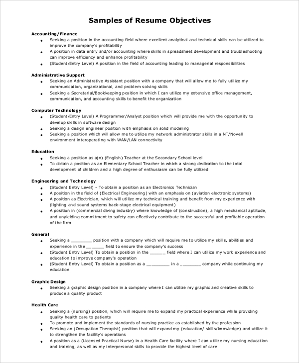 FREE 10+ Sample Nursing Resume Templates in PDF | MS Word