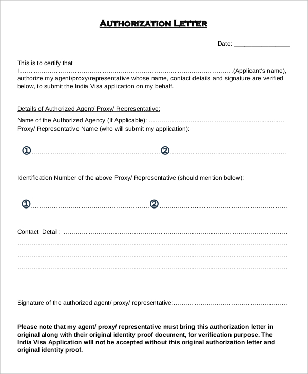 authorization letter format1