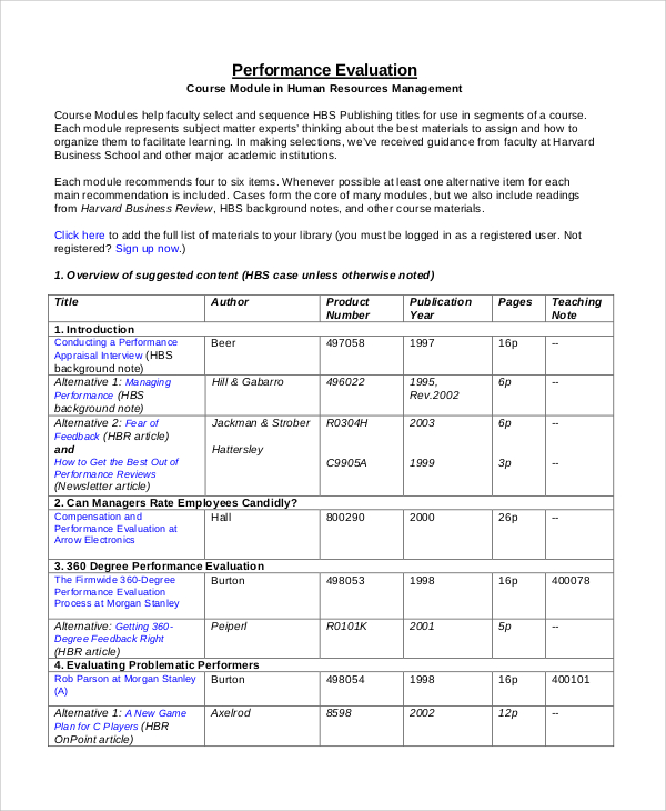 Literature review on performance appraisal system