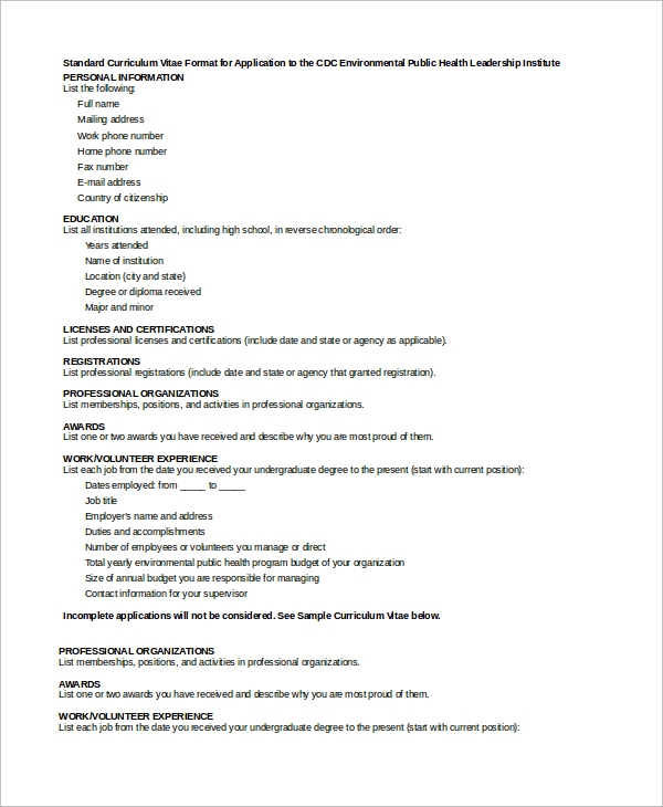 resume format example1
