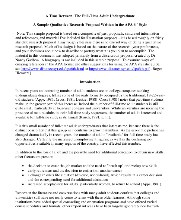 FREE 12+ Research Proposal Samples in PDF | MS Word | Pages