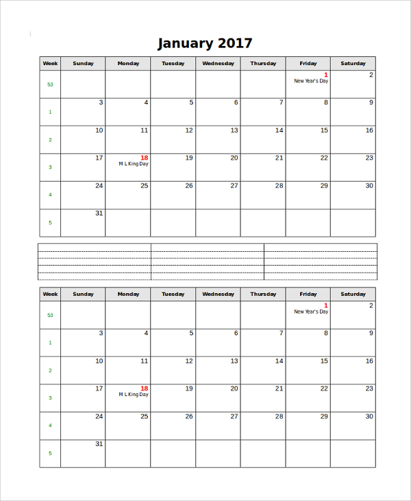printable blank monthly calendar1