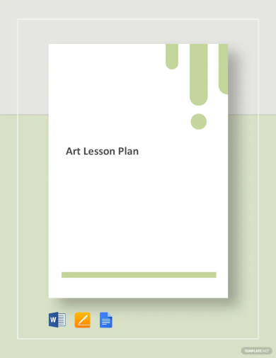 art lesson plan template