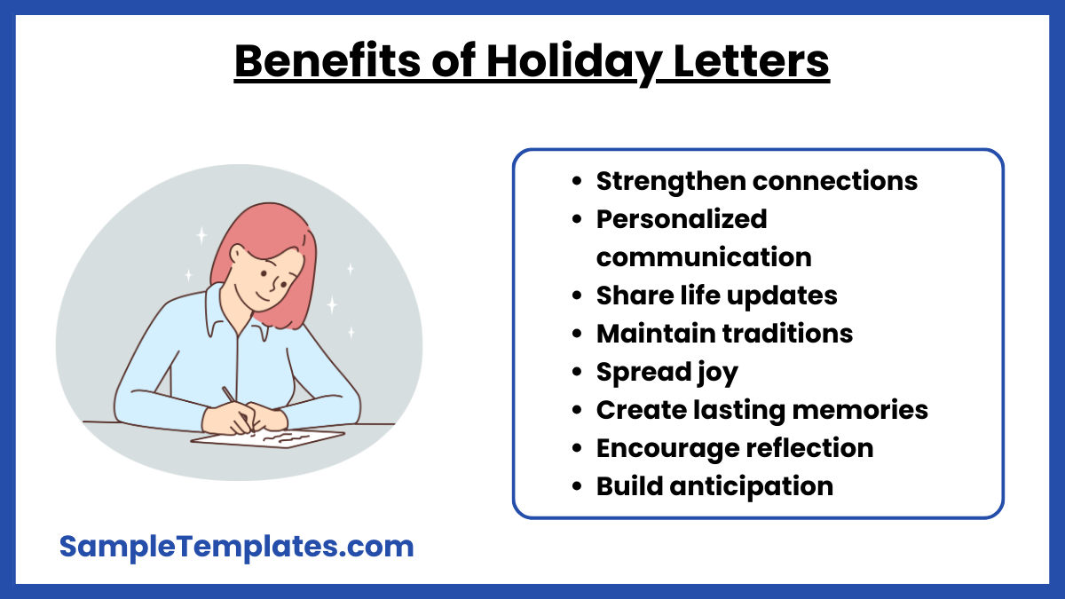 benefits of holiday letters