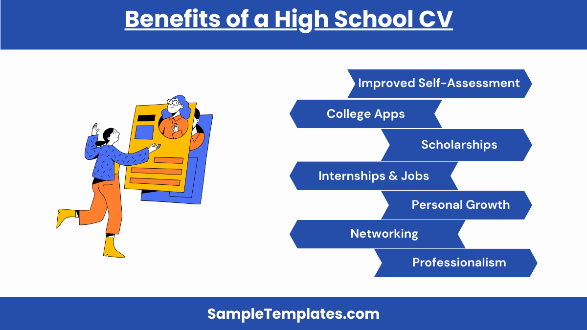 benefits of a high school cv