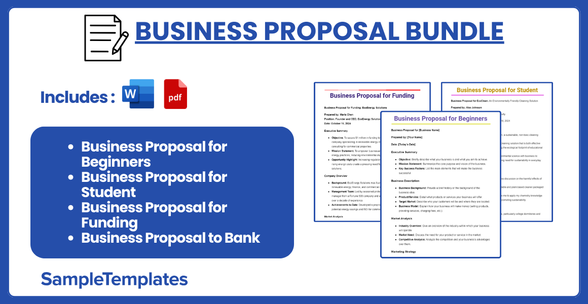 business proposal bundle