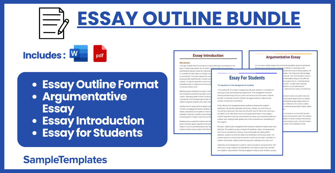 essay outline bundle