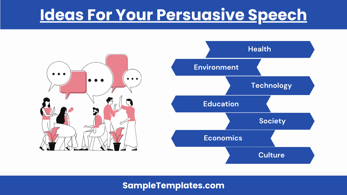 ideas for your persuasive speech