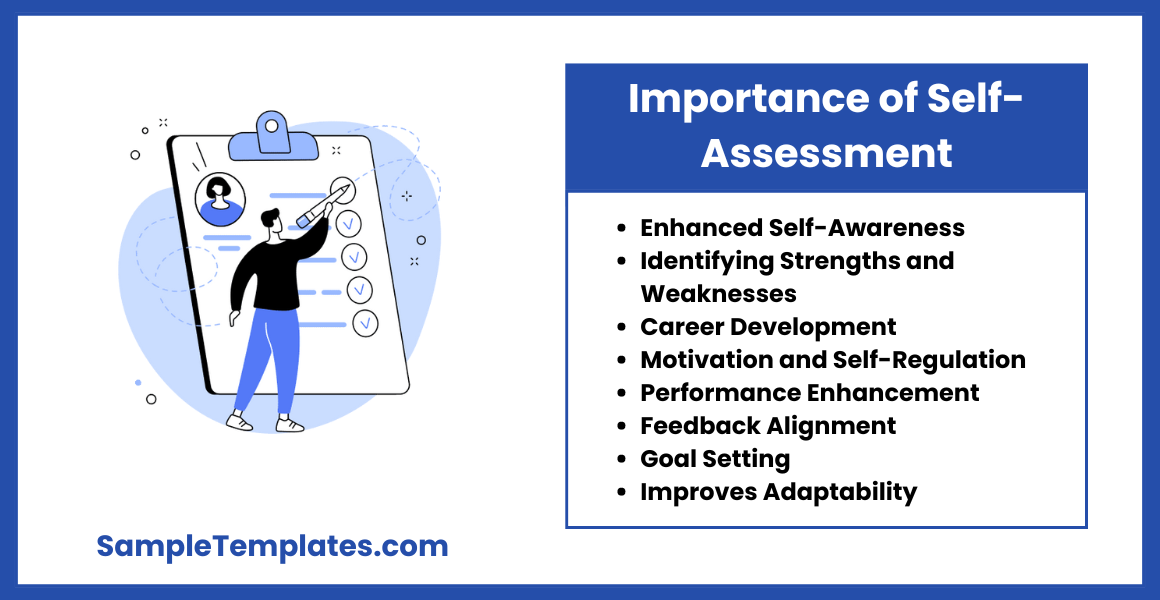 importance of self assessment