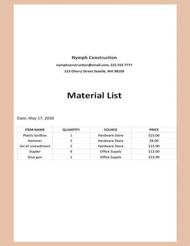 house-building-materials-list