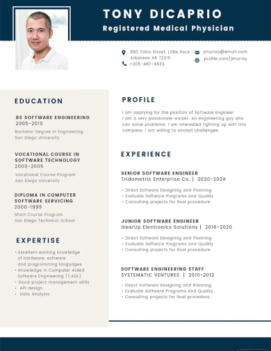 medical student resume format template