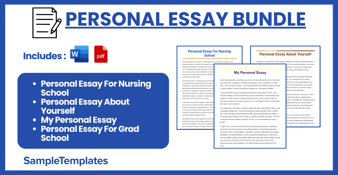 personal essay bundle