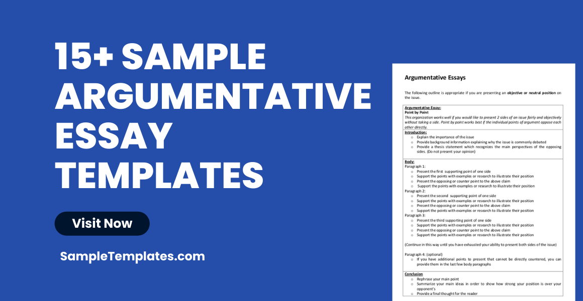 FREE 15+ Argumentative Essay Samples in PDF | MS Word