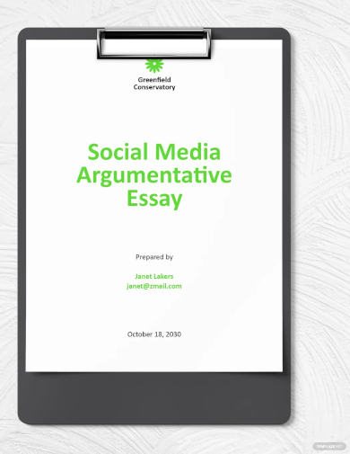 argumentative essay modern media