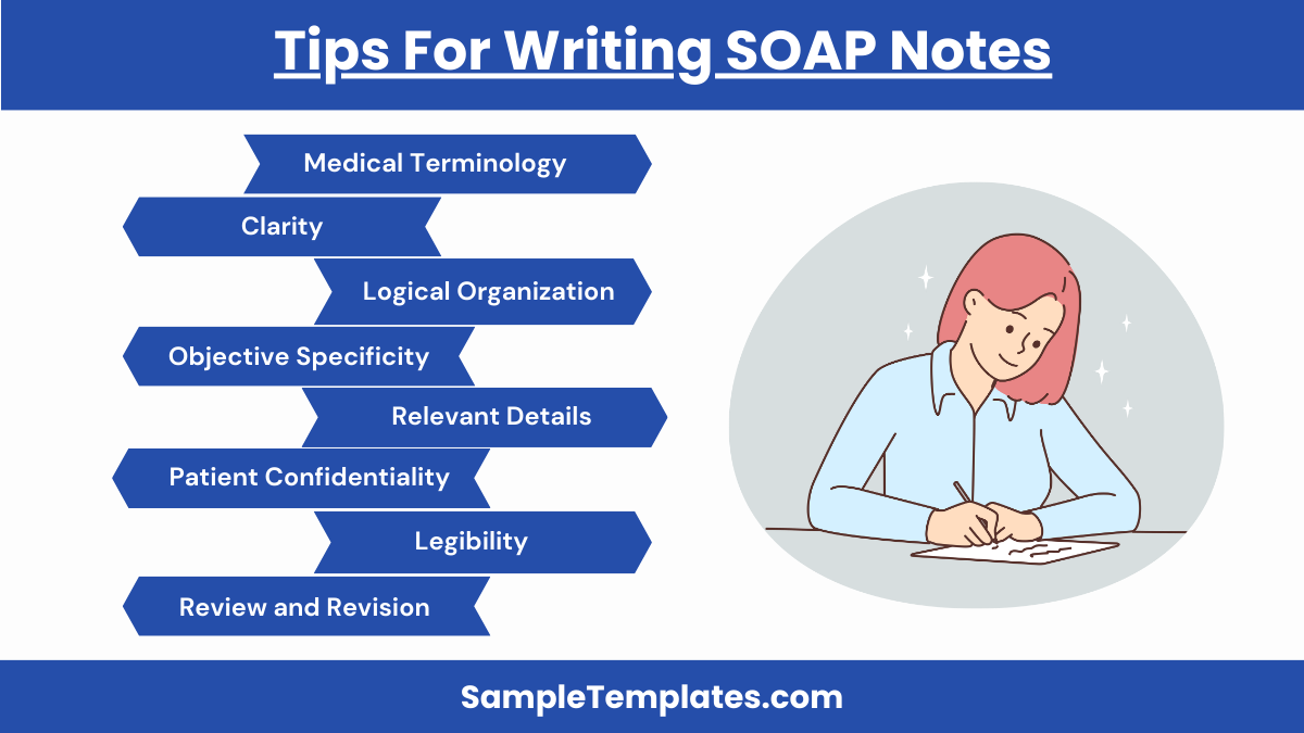 tips for writing soap notes