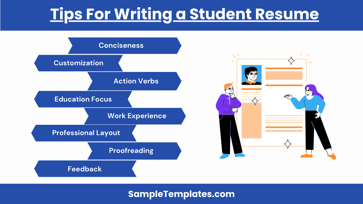 tips for writing a student resume