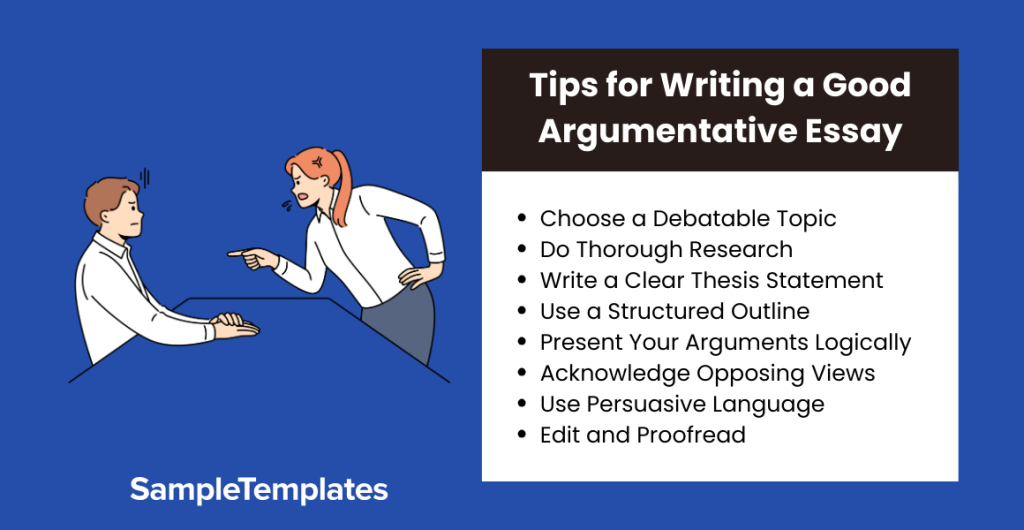 tips for writing a good argumentative essay 1024x530
