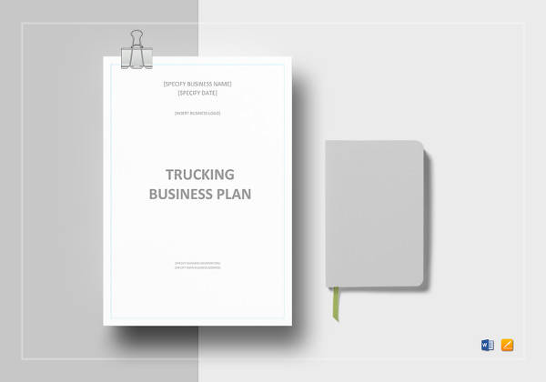 trucking business plan template