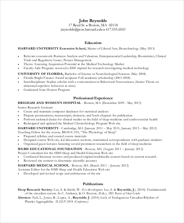 sample business analyst resume