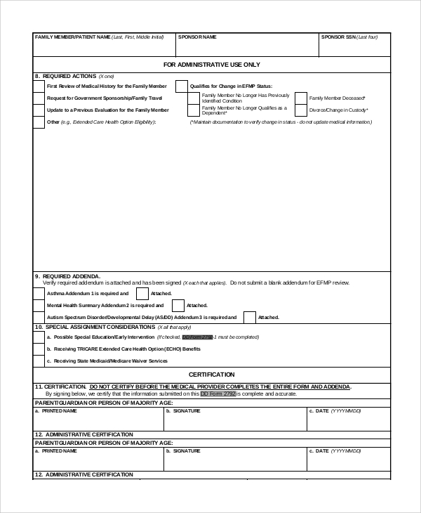 Dd Form 2024   DD Form 2792 Example 