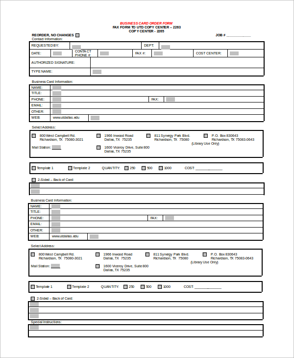 Form owner