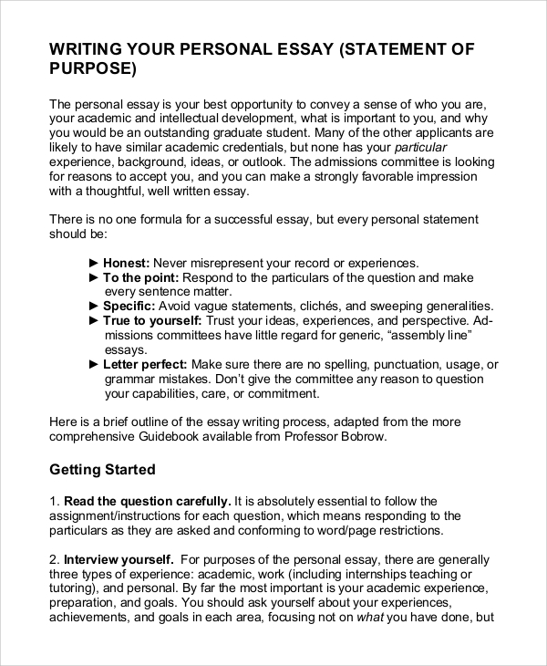 example of purpose statement in research paper