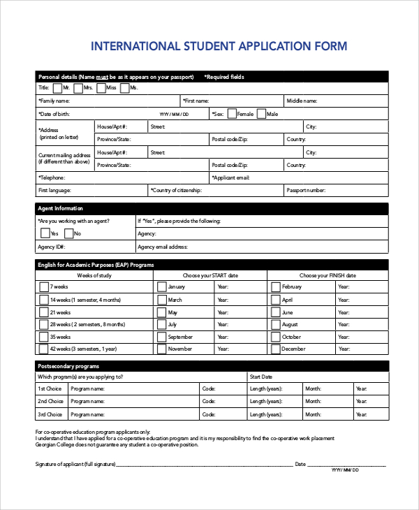 passport application form sample filled Form  Word, Sample Application PDF   Examples in 10