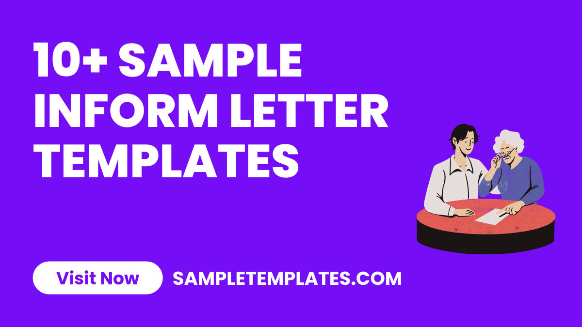  sample inform letter template 
