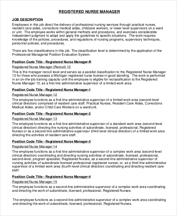 Assistant Nurse Manager Emergency Department Job Description : Emergency Room Er Nurse Resume Sample Job Description - The associate manager under the supervision of the manager / nurse manager holds direct administrative authority for specific nursing units…the associate manager facilitates work flow in the department with the support of the.