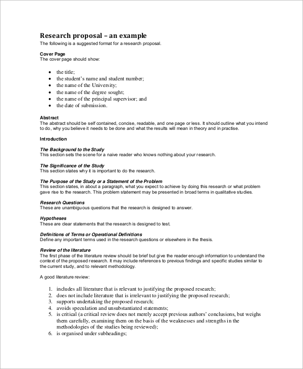 FREE 13 Proposal Samples In Word PDF Excel