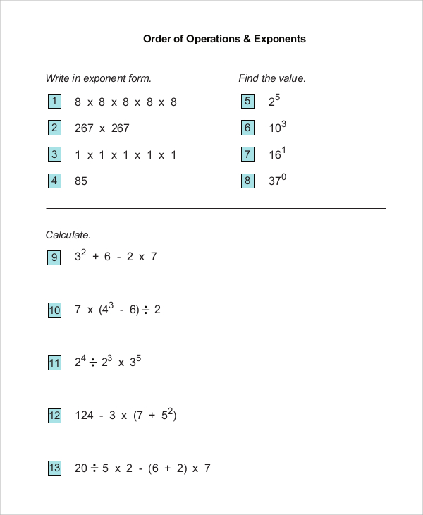 FREE 8 Sample Multiplication And Division Worksheet Templates In PDF MS Word