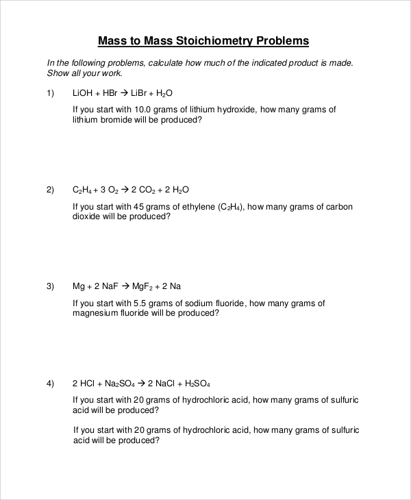 9-sample-stoichiometry-worksheets-sample-templates-worksheet-template-tips-and-reviews