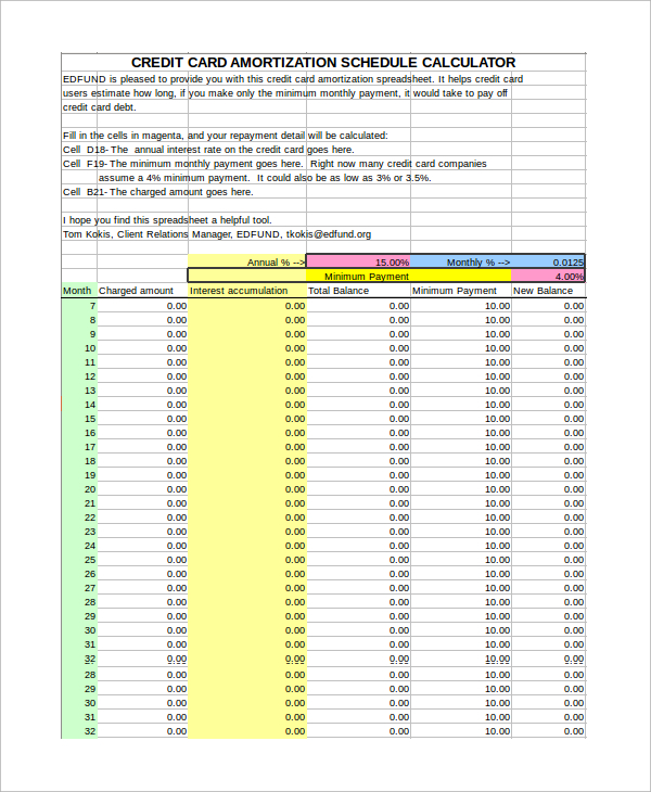 Amortization Schedule In Excel Template from images.sampletemplates.com