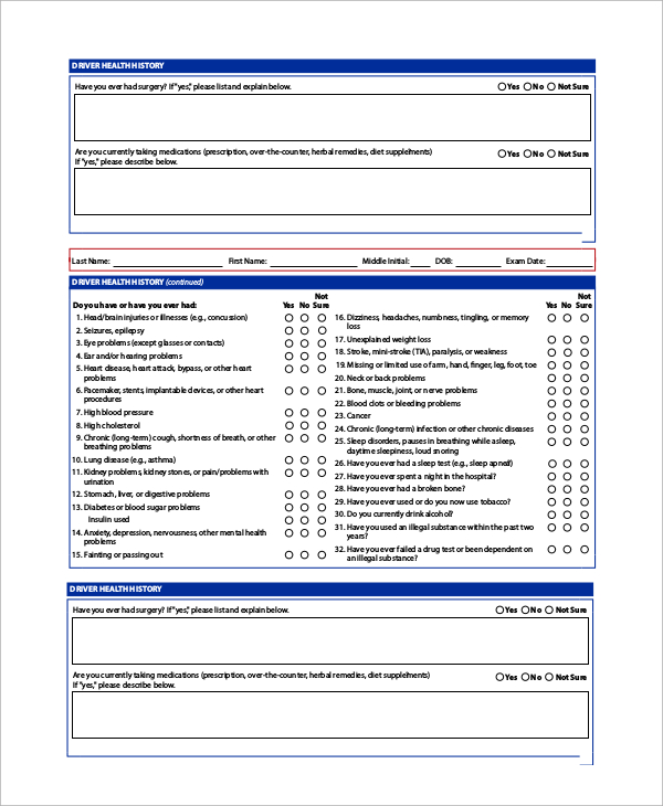 free-7-sample-dot-physical-forms-in-pdf