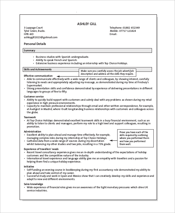 Free 8 Customer Service Resume Samples In Ms Word Pdf