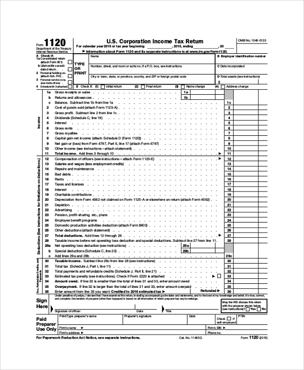 Free 9 Sample Schedule C Forms In Pdf Ms Word Free Hot Nude Porn Pic