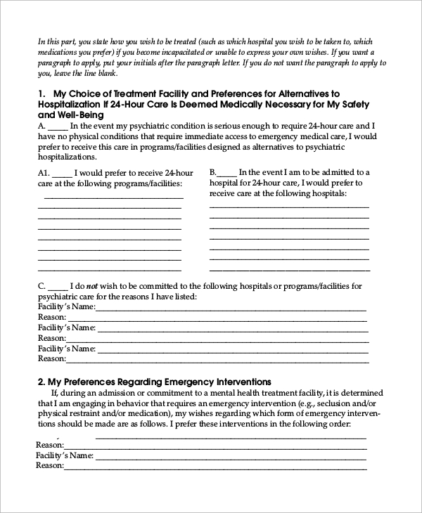 free-8-sample-advance-directive-forms-in-pdf