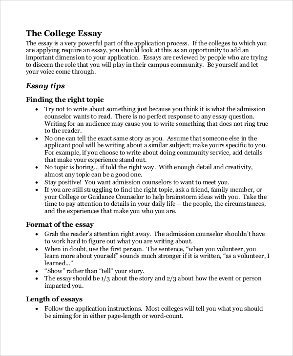 26 Outstanding College Essay Examples /