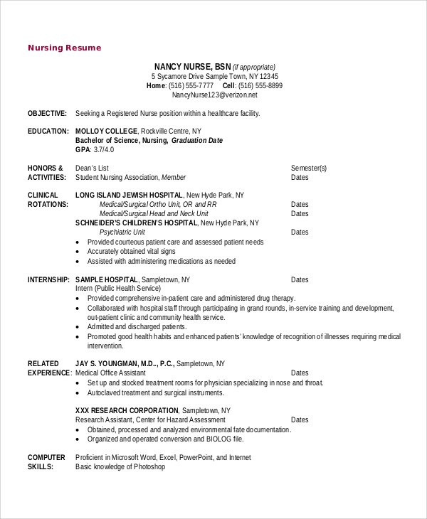 registered nurse resume objective1