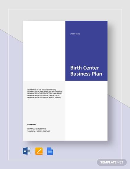 birth center business plan 
