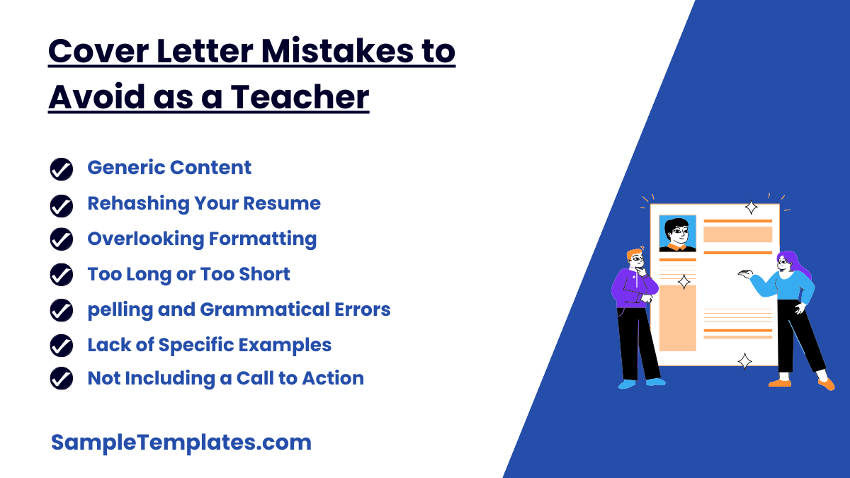 cover letter mistakes to avoid as a teacher