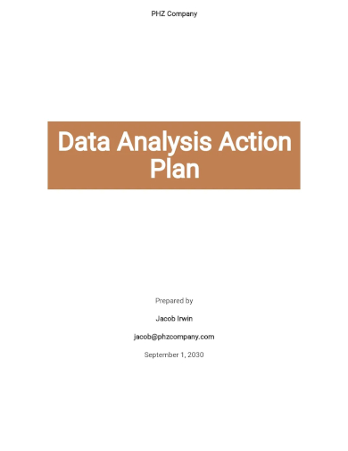 data analysis action plan template