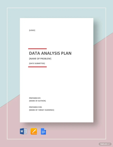 data analysis plan template